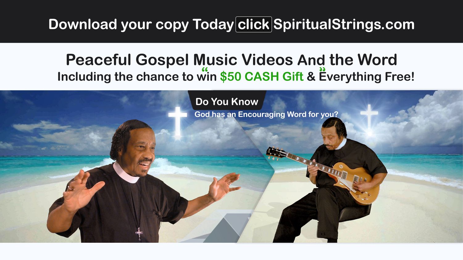7 Free Audio Tracks Only of Spiritual Strings Music by Guitar