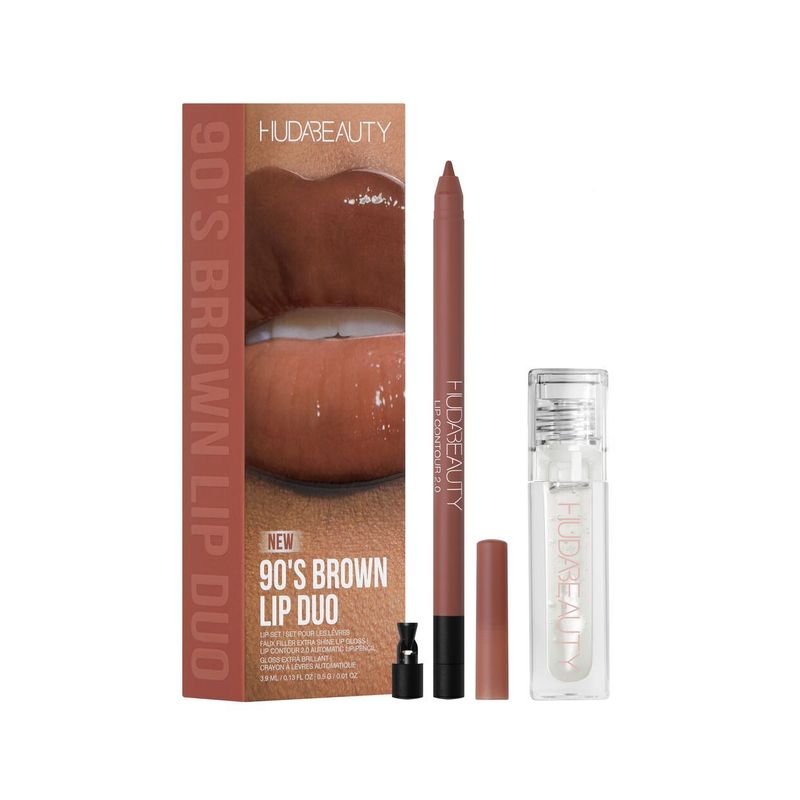 Huda Beauty 90s Brown Lip Duo