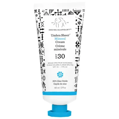 Drunk Elephant Umbra 100% Mineral Cream SPF 30/PA+++ Tinted Face Sunscreen