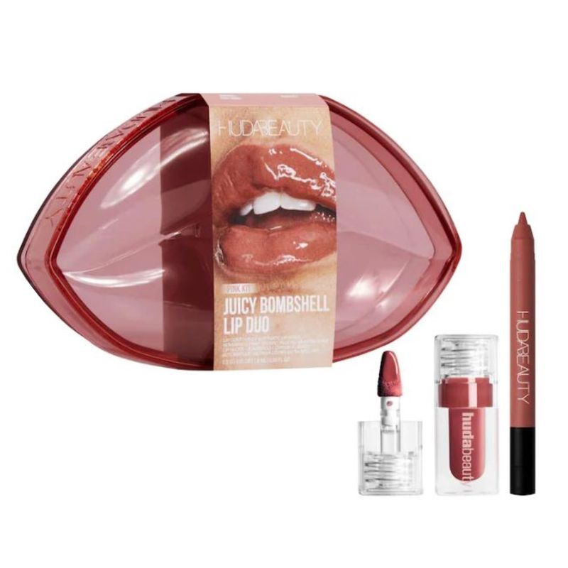 HUDA BEAUTY JUICY BOMBSHELL LIP DUO