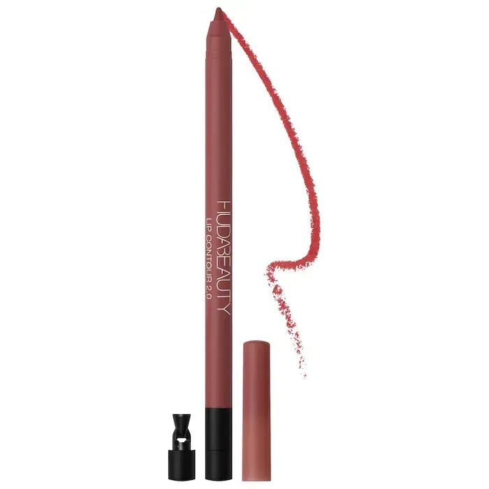 HUDA BEAUTY Lip Contour 2.0 Automatic Matte Lip Pencil Color: Rusty Pink
