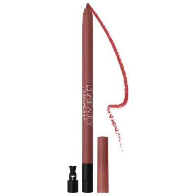 HUDA BEAUTY Lip Contour 2.0 Automatic Matte Lip Pencil Color: Rusty Pink