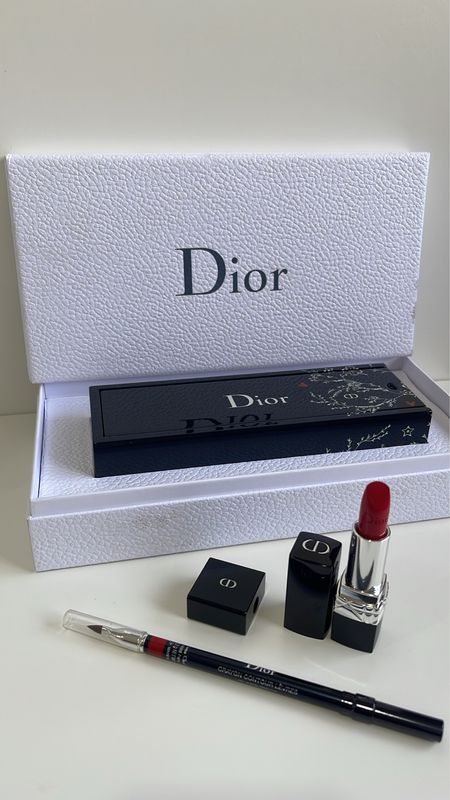 Dior 999 Gift Set Rough & Lip Liner