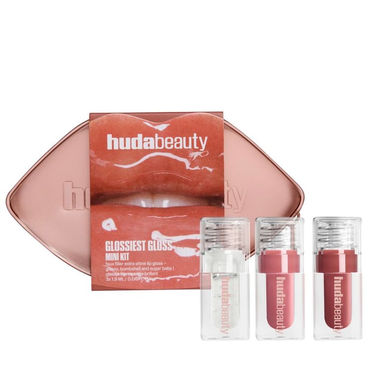 HUDA BEAUTY  Mini Glossiest Lip Gloss Set