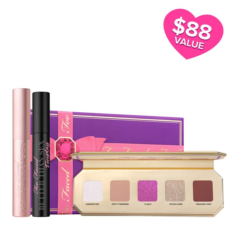 Too Faced You're A Gem! 3-Piece Eye Makeup Set