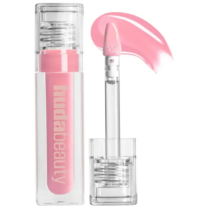 HUDA BEAUTY  Faux Filler Shiny Non-Sticky Lip Gloss UUU Baby - electric lilac