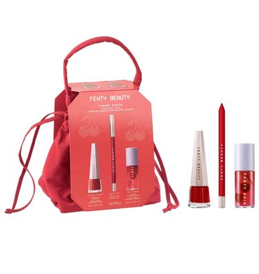 FENTY BEAUTY BY RIHANNA Cherry Mouth 3-Piece Lip Set + Pouch