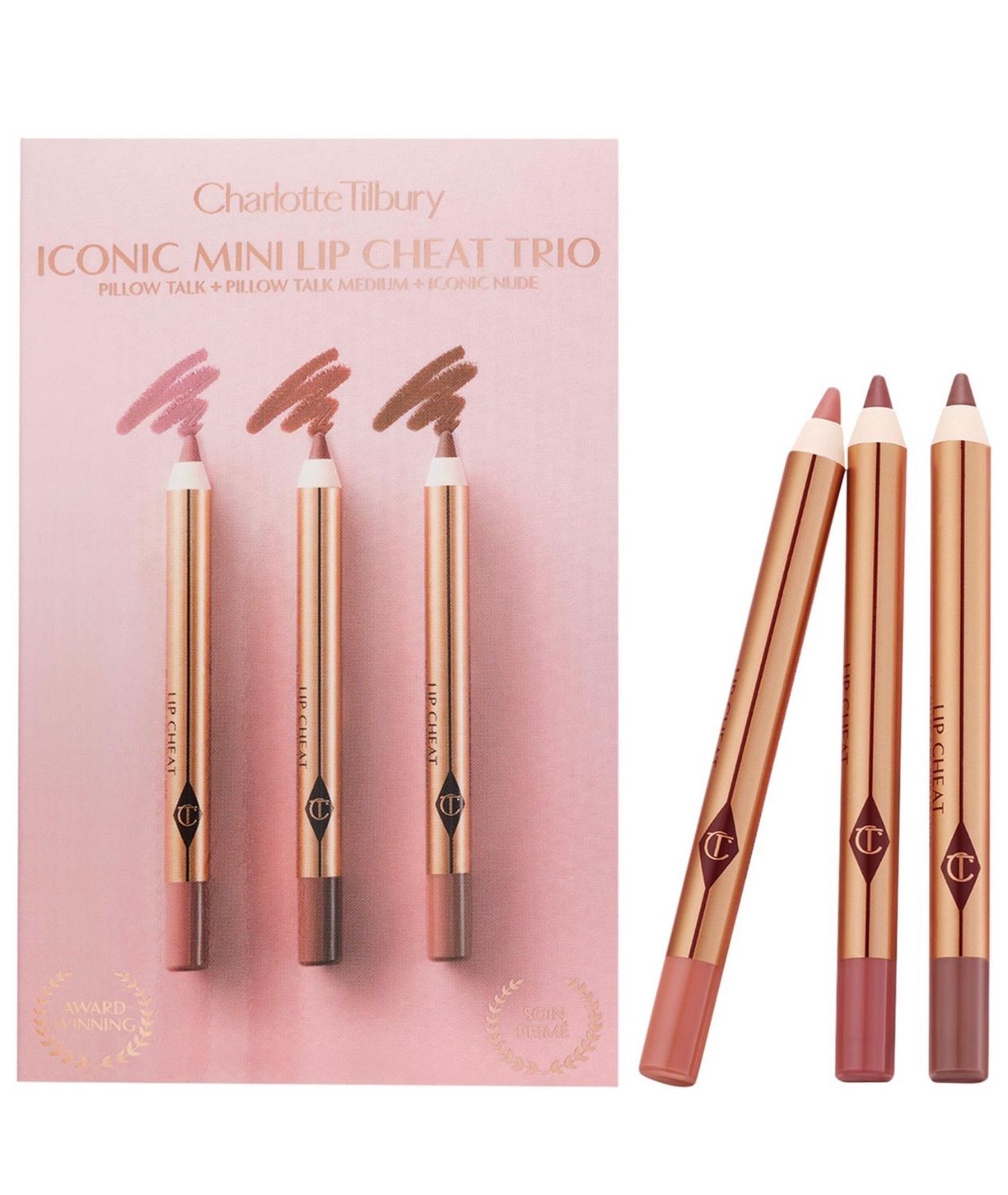 CHARLOTTE TILBURY Mini Iconic Lip Cheat Lip Liner Trio