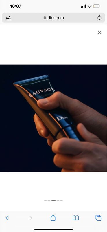 DIOR Sauvage Face Cleanser and Mask