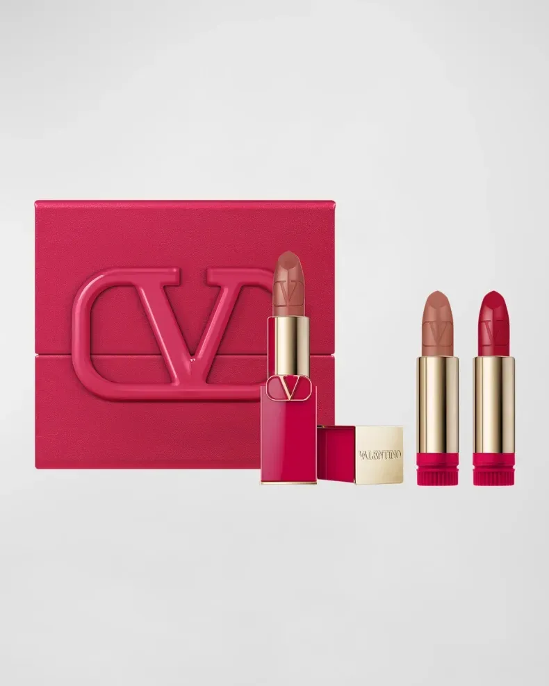 Valentino Rosso Valentino Refillable Lipstick Set