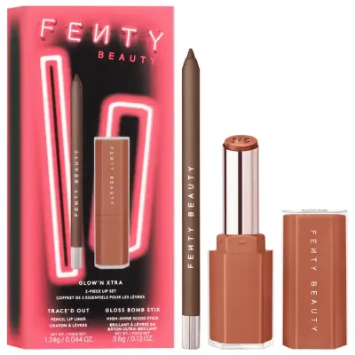 Fenty Beauty by Rihanna  Glow'n Extra 2-Piece Lip Set Fenty Beauty by Rihanna  Glow'n Extra 2-Piece Lip Set