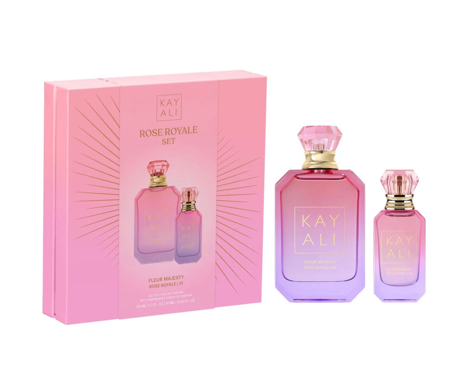 KAYALI  FLEUR MAJESTY ROSE ROYALE | 31 Eau de Parfum Duo Set