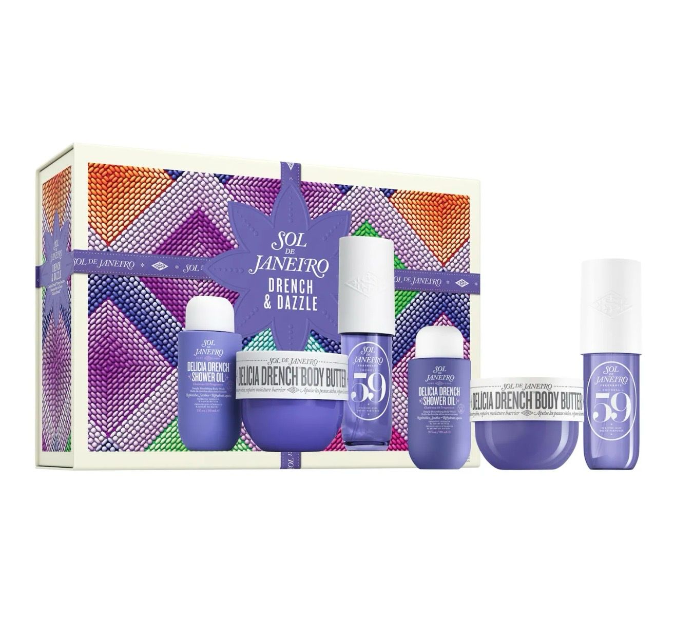 Sol de Janeiro  Drench & Dazzle Delícia Drench™ Body Routine Gift Set