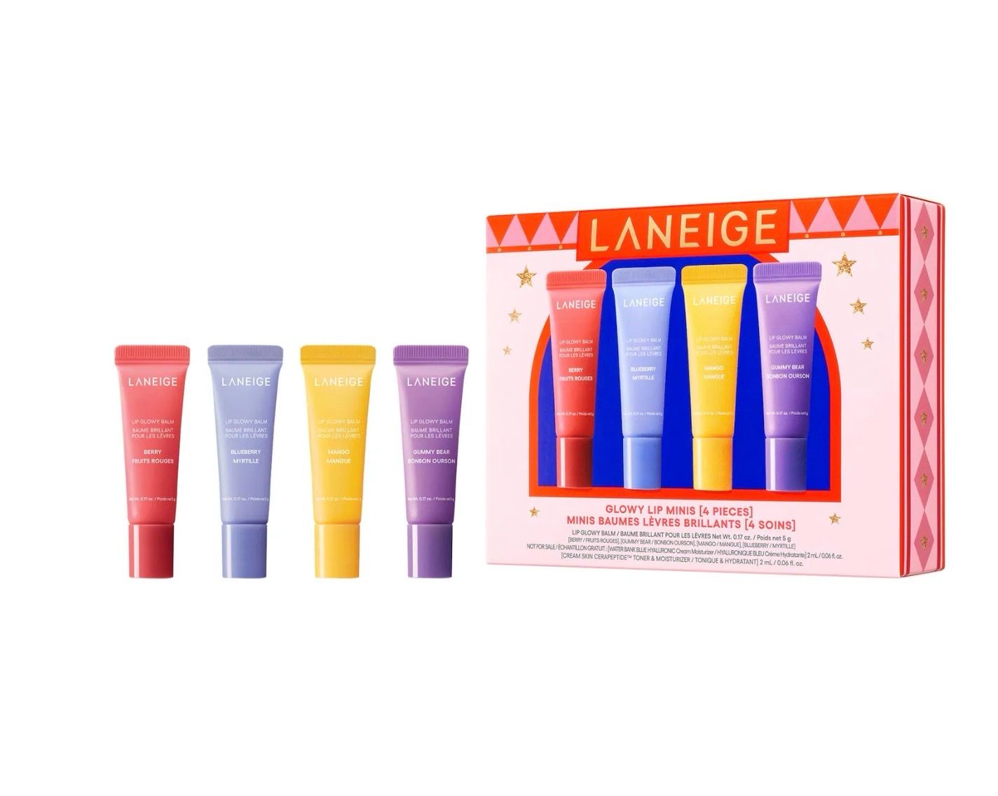 LANEIGE  Mini Lip Glowy Balm Gift Set
