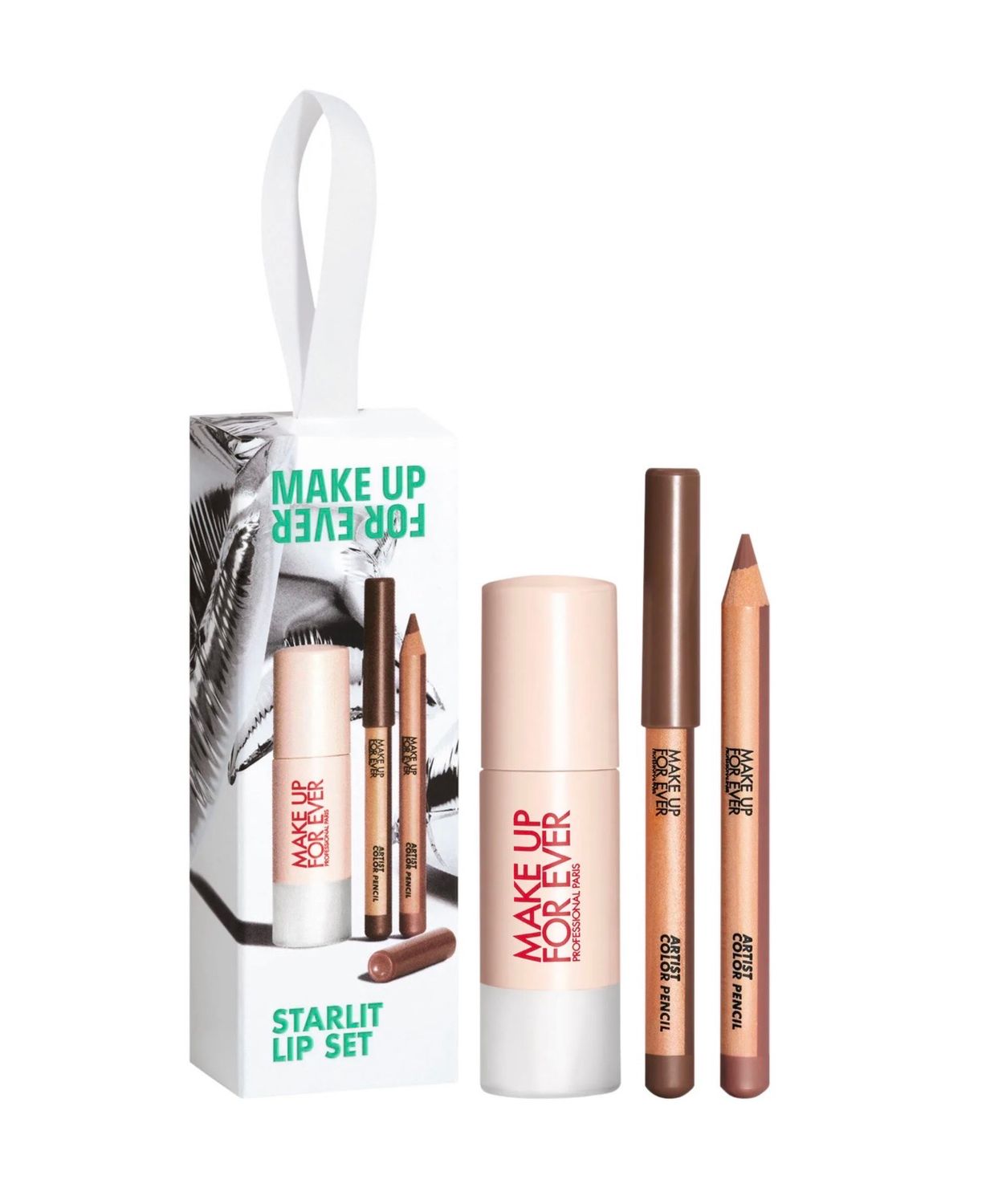 MAKE UP FOR EVER  Mini Artist Color Lip Pencils & Super Boost Gloss Trio