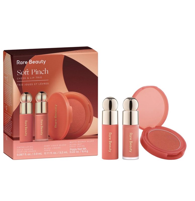 Rare Beauty Check And Lip Trio