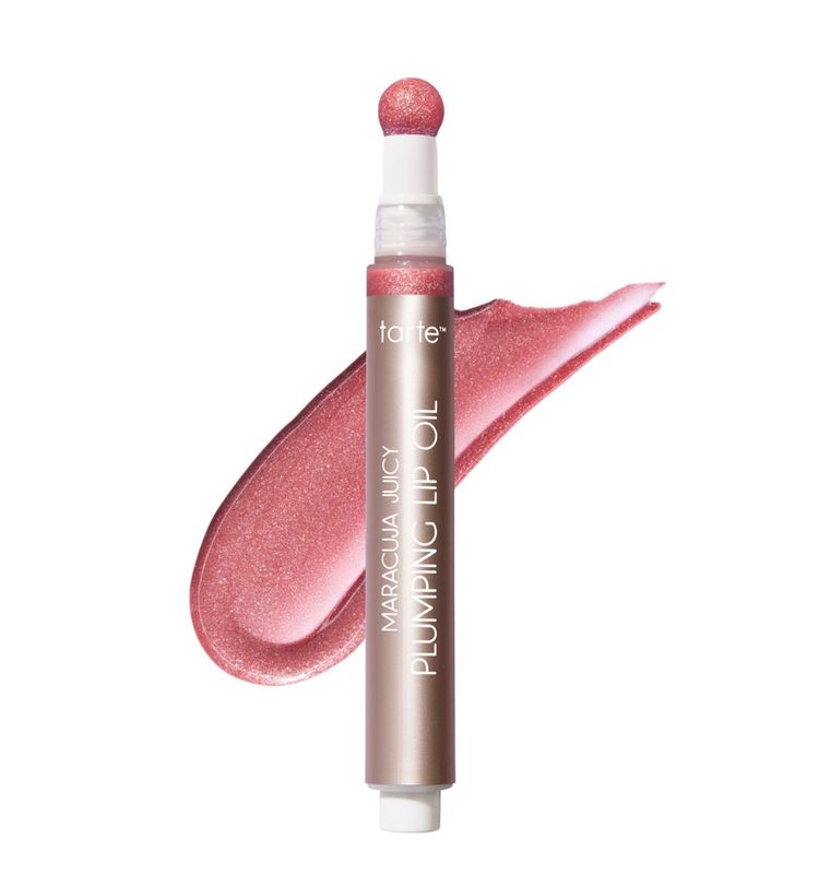 tarte  maracuja juicy lip plumping oil with hyaluronic acid Shade : Calla Lily Shimmering