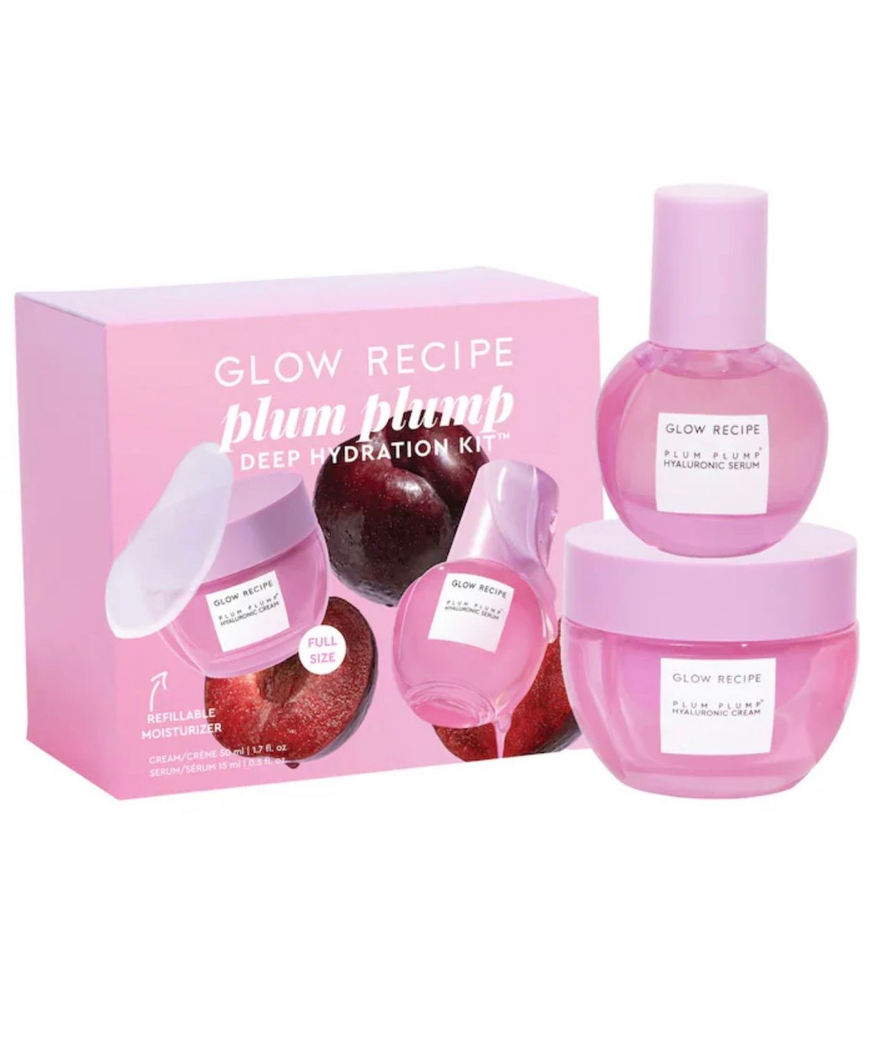 Glow Recipe  Plum Plump Deep Hydration Skincare Gift Set