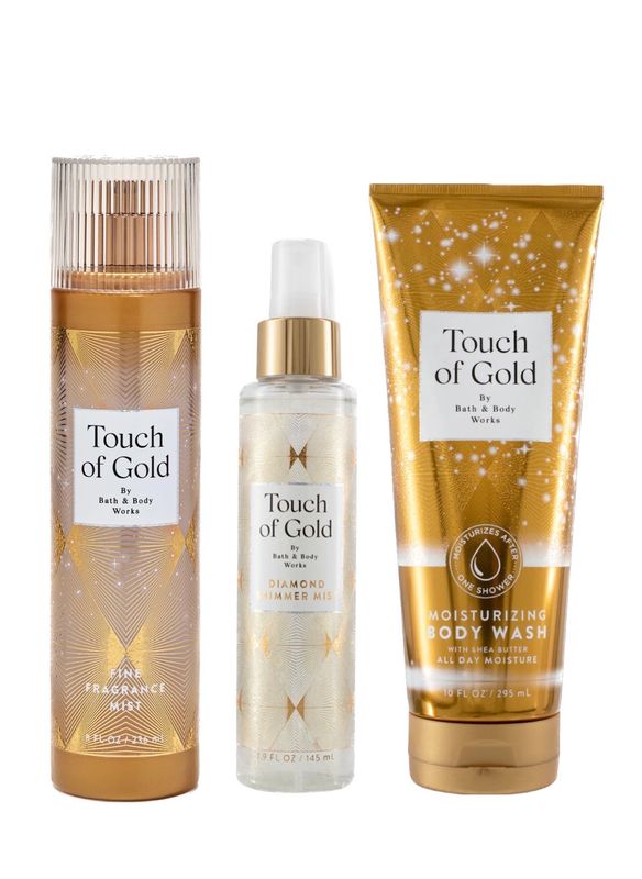 Bath & Body Works Touch Of Gold Set