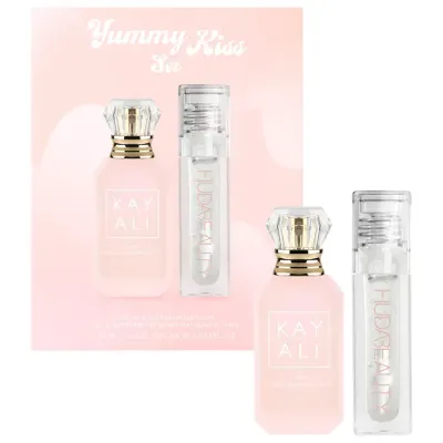 KAYALI  YUMMY KISS SET - Yum Marshmallow + Faux Filler Gloss Glassy