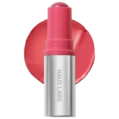 HAUS LABS BY LADY GAGA Color Fuse Longwear Hydrating Glassy Lip + Cheek Blush Balm Stick HAUS LABS BY LADY GAGA Color Fuse Longwear Hydrating Glassy Lip + Cheek Blush Balm Stick