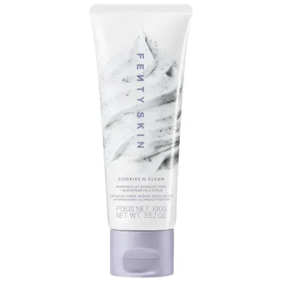 Fenty Beauty by Rihanna  Cookies N Clean Whipped Clay Intensive Pore + Blackhead Face Scrub with Volcanic Sand + Charcoal