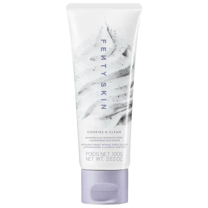 Fenty Beauty by Rihanna  Cookies N Clean Whipped Clay Intensive Pore + Blackhead Face Scrub with Volcanic Sand + Charcoal