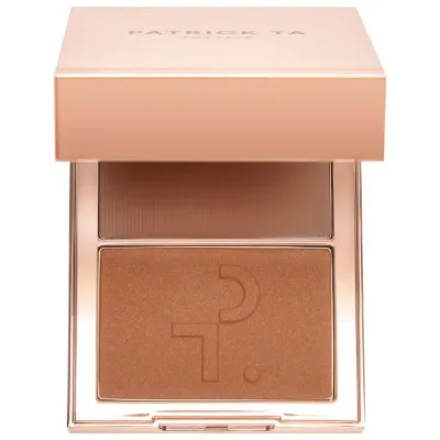PATRICK TA  Major Sculpt Crème Contour & Powder Bronzer Duo Color: She's Bronzed