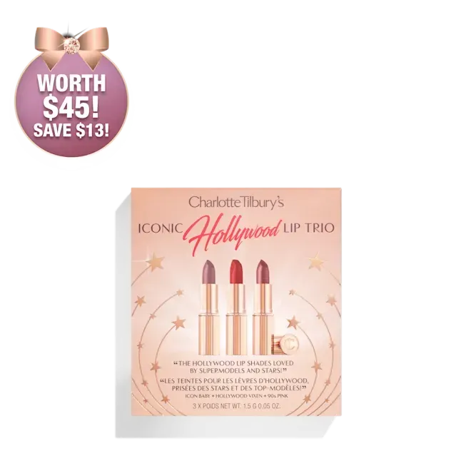 CHARLOTTE'S ICONIC HOLLYWOOD LIP TRIO LIMITED EDITION KIT
