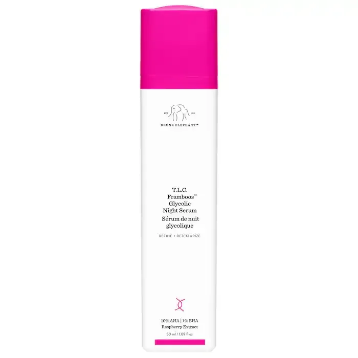 Drunk Elephant T.L.C. Framboos™ Glycolic Resurfacing Night Serum 50 ML