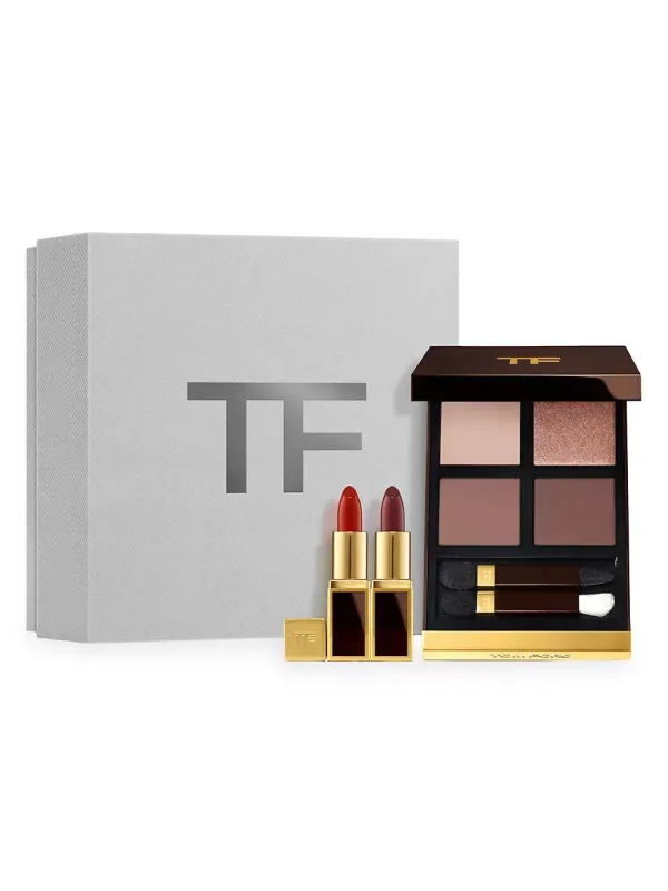 TOM FORD Eye Color Quad And Lip Color Mini Deluxe Gift Set