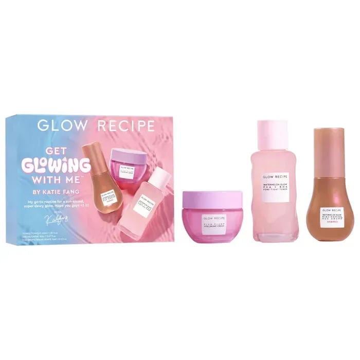 Glow Recipe Get Glowing With Me™ Kit by Katie Fang with Hue Drops Tinted Serum