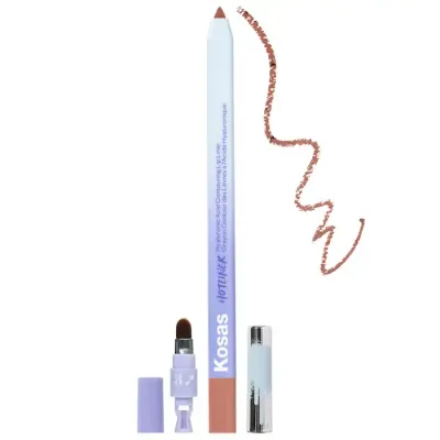 Kosas Hotliner Hyaluronic Acid Contouring Lip Liner warm peachy beige Kosas Hotliner Hyaluronic Acid Contouring Lip Liner warm peachy beige