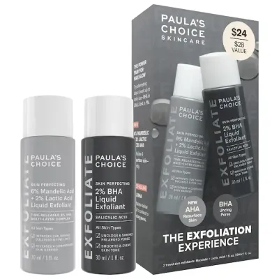Paula's Choice The Exfoliation Experience Kit with 2% BHA + 6% Mandelic Acid AHA