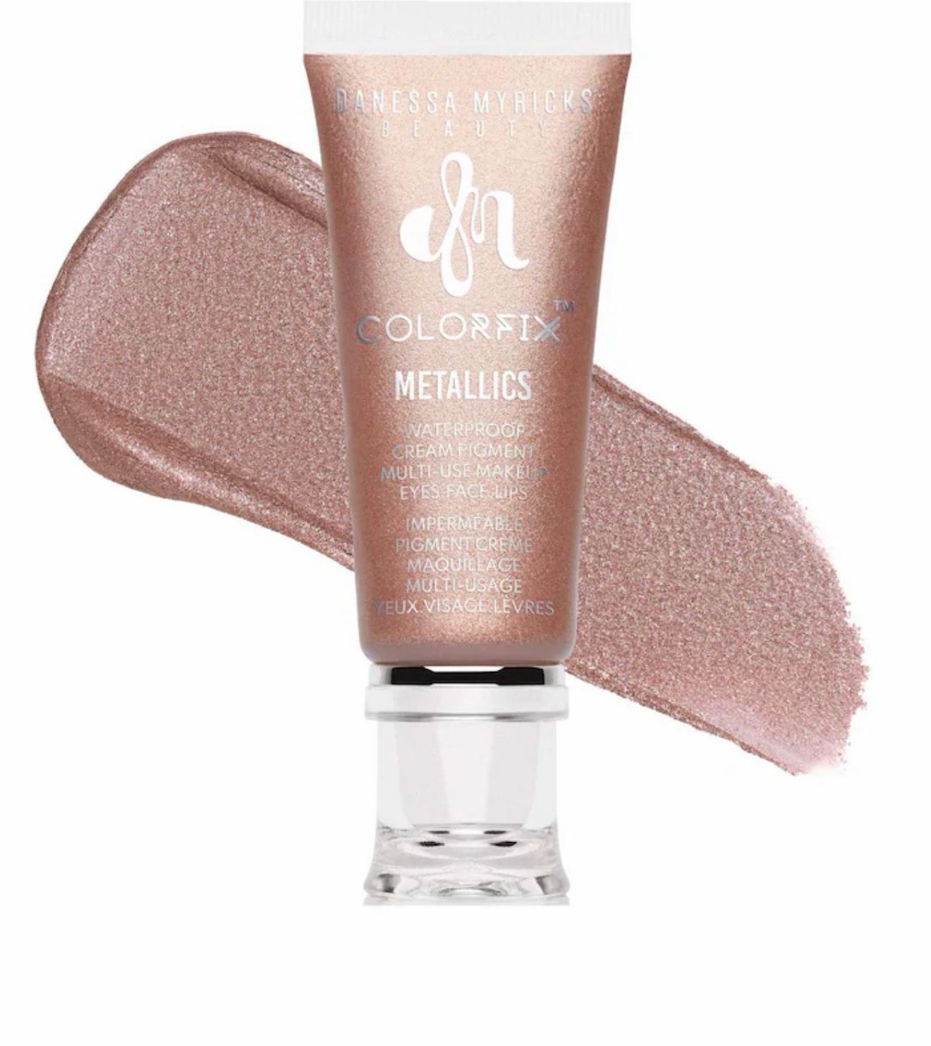 Danessa Myricks Beauty Colorfix - Multi-Use Eye, Cheek & Lip Waterproof Liquid Pigment Danessa Myricks Beauty Colorfix - Multi-Use Eye, Cheek & Lip Waterproof Liquid Pigment, إختاري درجتك: Ballerina - pink satin metallic