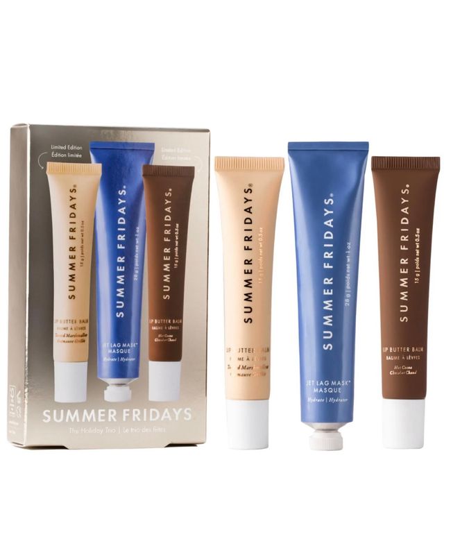 Summer Fridays The Holiday Trio Set with Lip Butter Balm in Hot Cocoa & Toasted Marshmallow