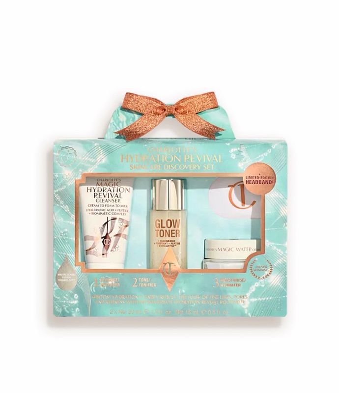 Charlotte Tilbury Charlotte's Hydration Revival Skincare Discovery Set With Magic Water Cream