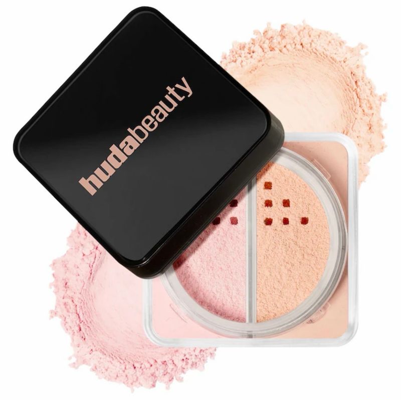 HUDA BEAUTY  Easy Bake Loose Powder Brightening + Correcting Duo