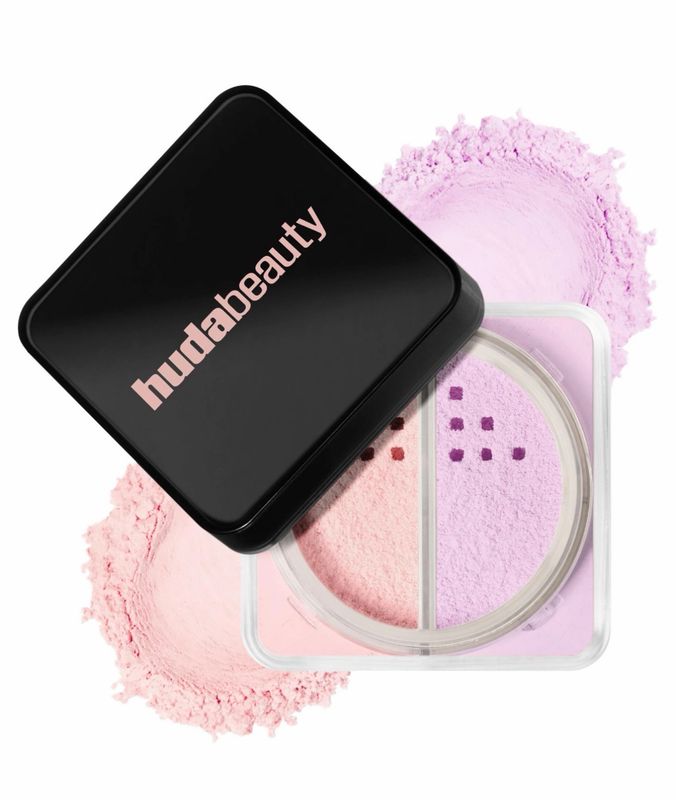 HUDA BEAUTY  Easy Bake Loose Powder Brightening + Correcting Duo