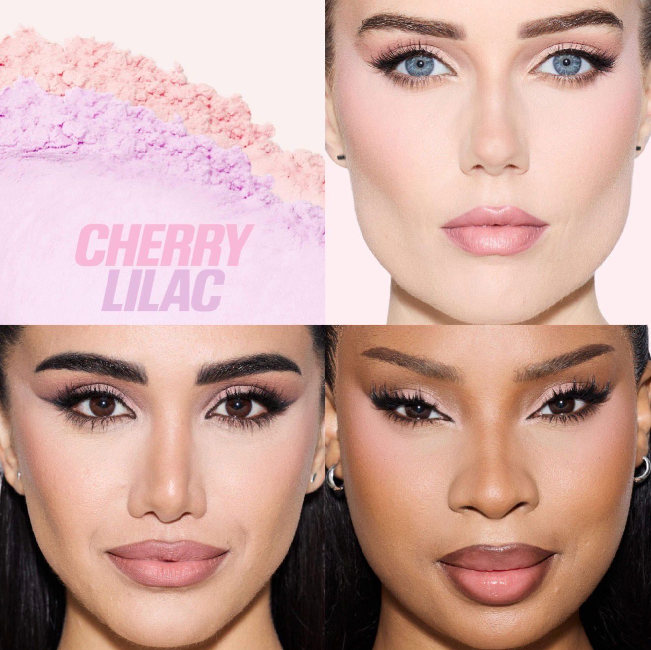 HUDA BEAUTY Easy Bake Loose Powder Brightening + Correcting Duo HUDA BEAUTY Easy Bake Loose Powder Brightening + Correcting Duo, إختاري الدرجة: Cherry Lilac