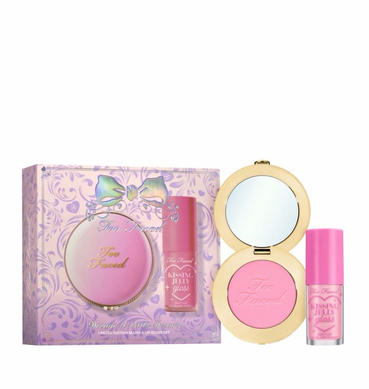 TOO FACED Dream A Little Dream: Blush & Lip Gloss Set