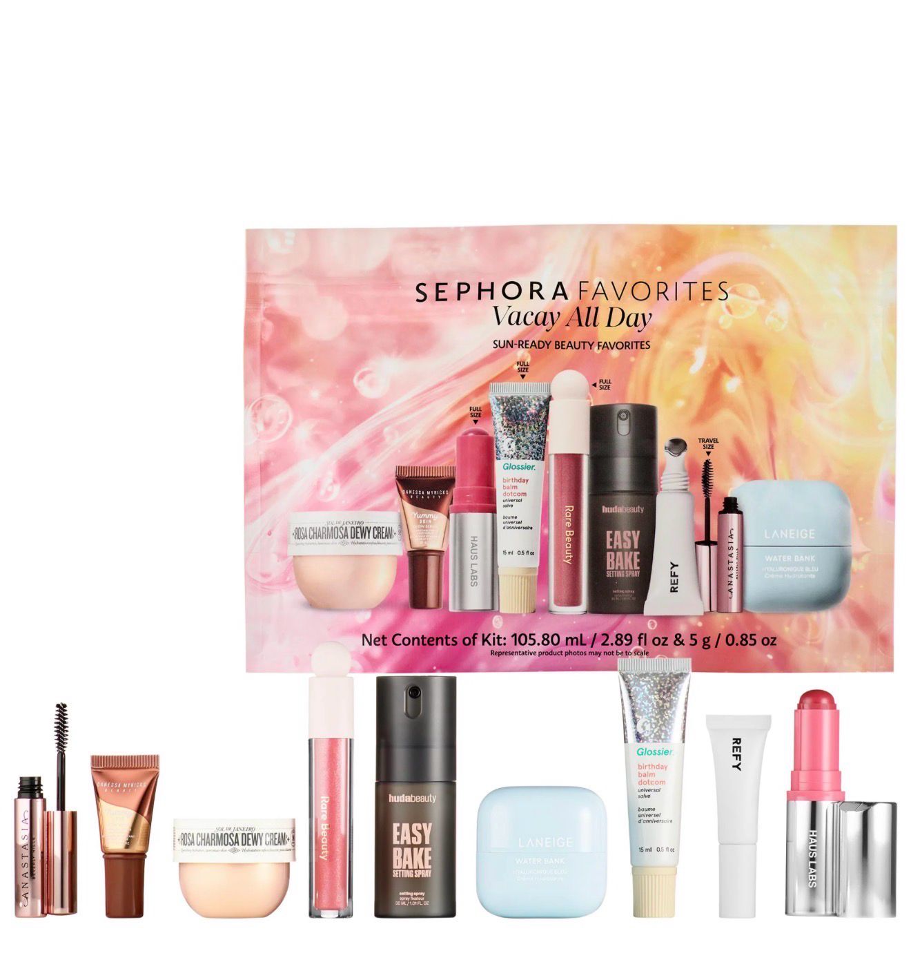 Sephora Favorites  Vacay All Day Makeup and Skincare Value Set