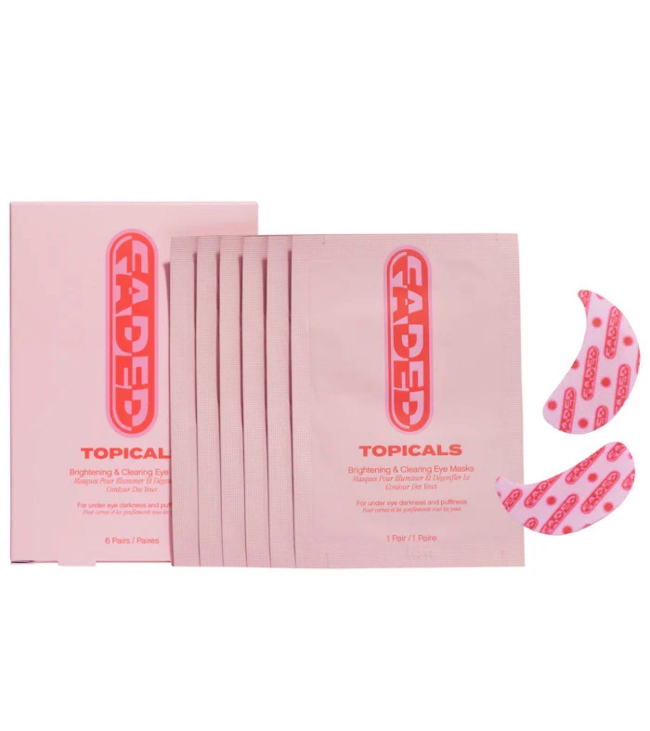 Topicals  Faded Under Eye Brightening & Clearing Eye Masks