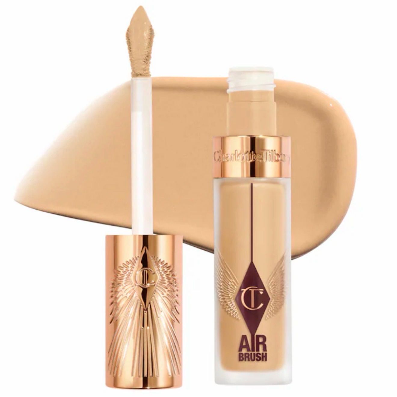 Charlotte Tilbury Airbrush Flawless Crease-Proof Long-Wear Blur Concealer with Hyaluronic Acid Charlotte Tilbury Airbrush Flawless Crease-Proof Long-Wear Blur Concealer with Hyaluronic Acid