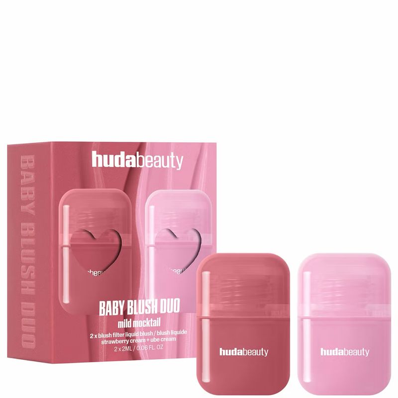 HUDA BEAUTY HUDA BEAUTY Baby Blush Duo Mild Mocktail - Strawberry Cream + Ube