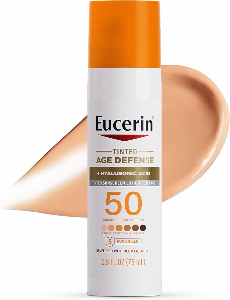 Eucerin Sun Age Defense Tinted Face Lotion SPF 50 Eucerin Sun Age Defense Tinted Face Lotion SPF 50