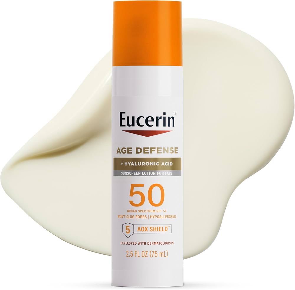 Eucerin Sun Age Defense Face Sunscreen Lotion SPF 50 Eucerin Sun Age Defense Face Sunscreen Lotion SPF 50