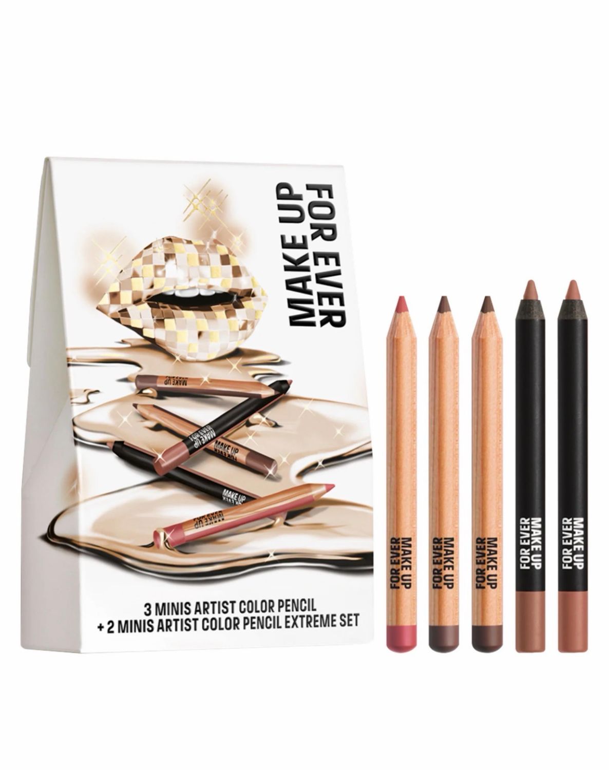 MAKE UP FOR EVER Mini Artist Color Pencil Original & Extreme Long-lasting Lip Liner Set MAKE UP FOR EVER Mini Artist Color Pencil Original & Extreme Long-lasting Lip Liner Set