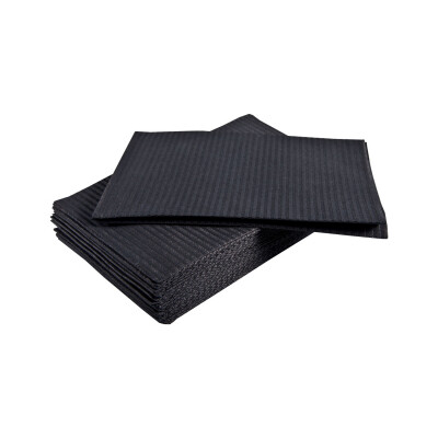 Lap Cloths - Unigloves, 50 pcs, Black