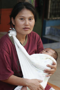 One Month&#39;s Supply of Milk for an Undernourished or HIV-Infected Mother